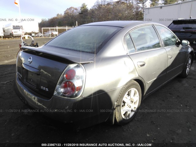 1N4AL11D66C239147 - 2006 NISSAN ALTIMA S/SL GRAY photo 4