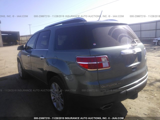 5GZER23D89J185944 - 2009 SATURN OUTLOOK XR 浅蓝色 照片 3