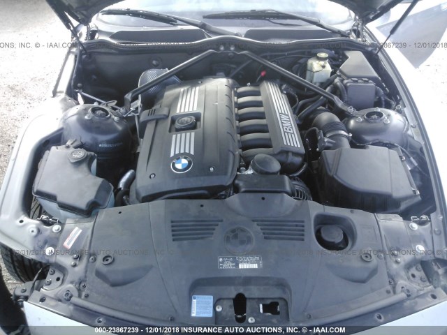 4USBU33527LW70075 - 2007 BMW Z4 3.0 GRAY photo 10