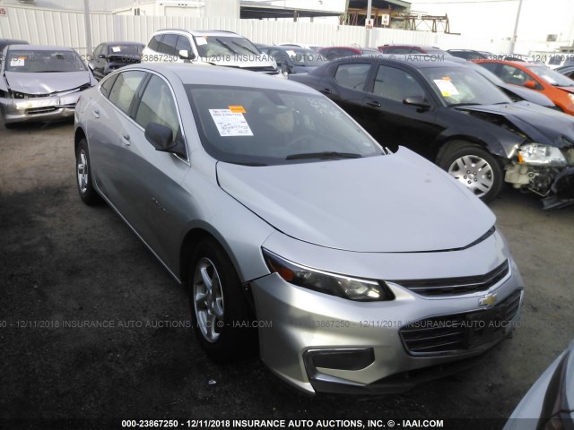 1G1ZB5STXGF299874 - 2016 CHEVROLET MALIBU LS Gümüş foto 1