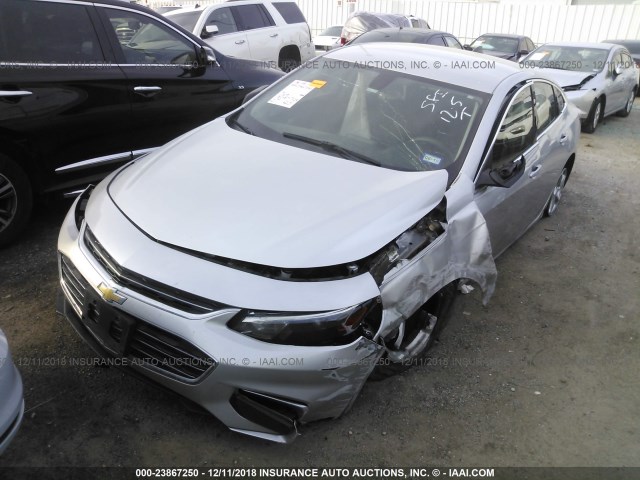 1G1ZB5STXGF299874 - 2016 CHEVROLET MALIBU LS Gümüş foto 2