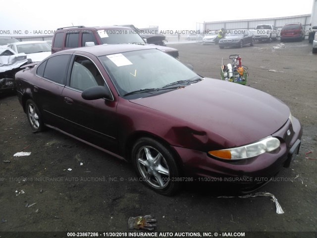 1G3NL52E82C168411 - 2002 OLDSMOBILE ALERO GL RED photo 1