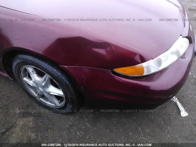 1G3NL52E82C168411 - 2002 OLDSMOBILE ALERO GL RED photo 6