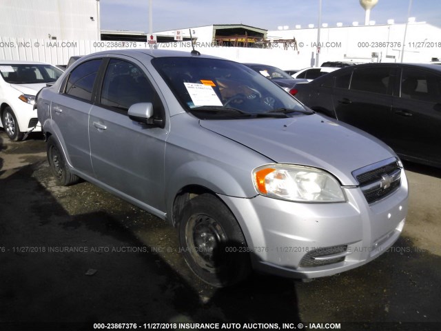 KL1TD5DE0AB093622 - 2010 CHEVROLET AVEO LS/LT Արծաթագույն լուսանկար 1