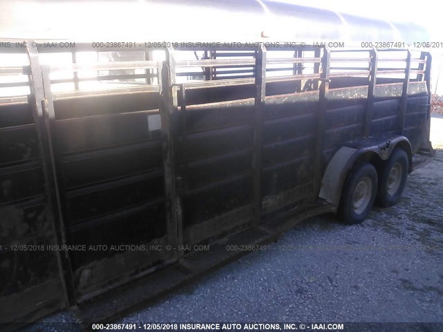 SMG200247 - 1981 GOOSENECK LIVESTOCK TRAILER  BLACK photo 7