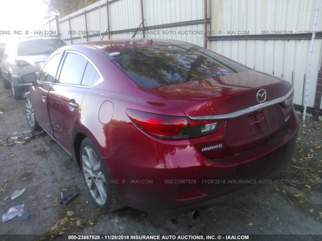 JM1GJ1V50F1224944 - 2015 MAZDA 6 TOURING RED photo 3