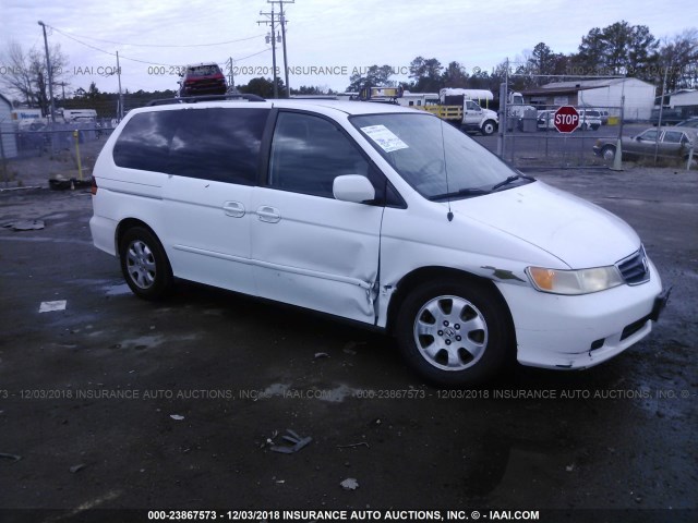 5FNRL18904B108603 - 2004 HONDA ODYSSEY EXL WHITE photo 1