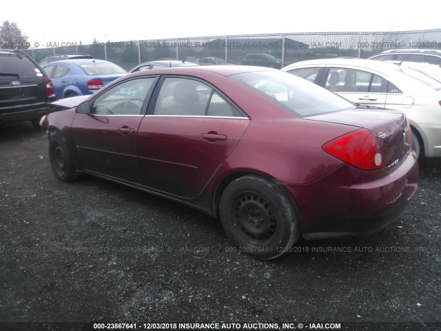1G2ZF57B784189653 - 2008 PONTIAC G6 VALUE LEADER/BASE RED photo 3