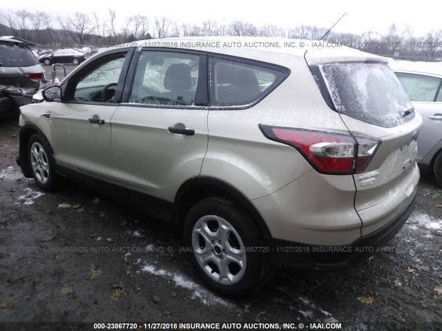 1FMCU0F74HUA78724 - 2017 FORD ESCAPE S TAN photo 3