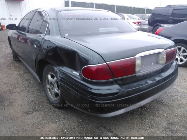 1G4HR54K71U267868 - 2001 BUICK LESABRE LIMITED GREEN photo 3