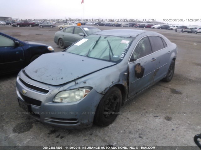 1G1ZG57B484236543 - 2008 CHEVROLET MALIBU LS 深蓝色 照片 2