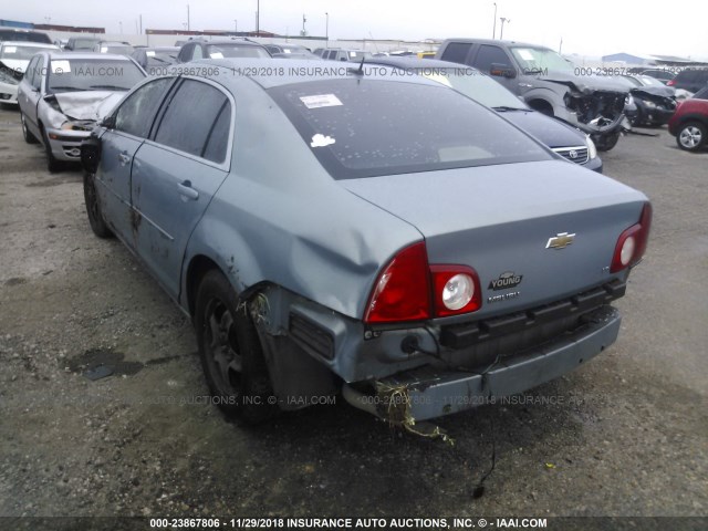 1G1ZG57B484236543 - 2008 CHEVROLET MALIBU LS 深蓝色 照片 3
