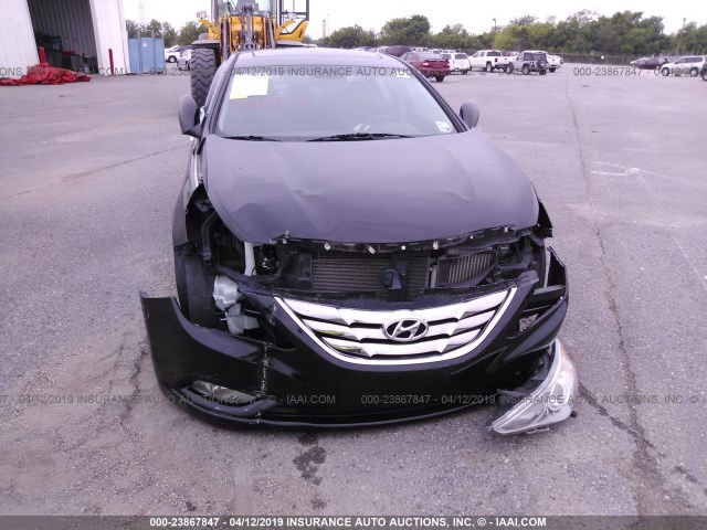 5NPEC4AB0DH646913 - 2013 HYUNDAI SONATA SE/LIMITED BLACK photo 6