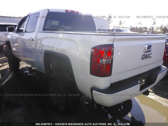 3GTU2VEC7EG195352 - 2014 GMC SIERRA K1500 SLT WHITE photo 3