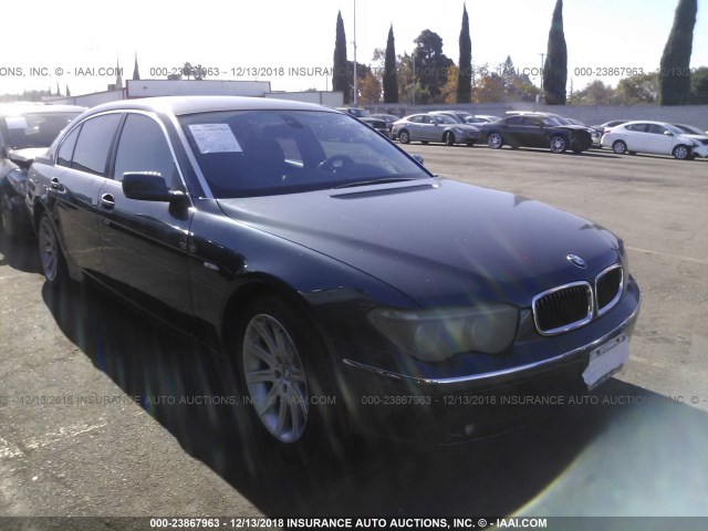 WBAGN63484DS50163 - 2004 BMW 745 LI BLUE photo 1