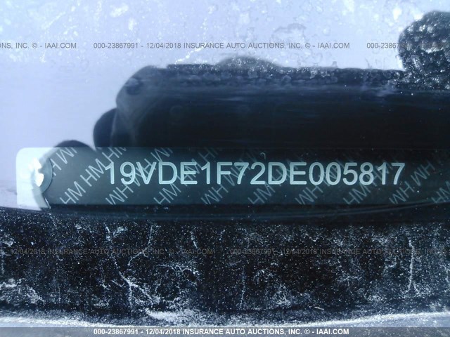 19VDE1F72DE005817 - 2013 ACURA ILX 20 TECH BLACK photo 9