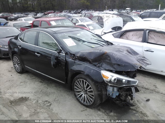 KNALN4D74E5130223 - 2014 KIA CADENZA PREMIUM/LIMITED BLACK photo 1