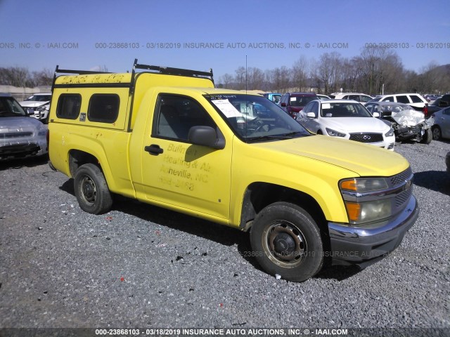 1GCCS149578235883 - 2007 CHEVROLET COLORADO YELLOW photo 1