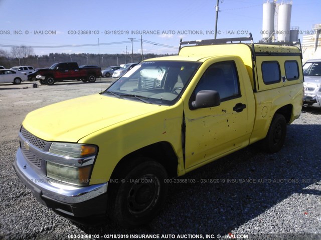 1GCCS149578235883 - 2007 CHEVROLET COLORADO YELLOW photo 2