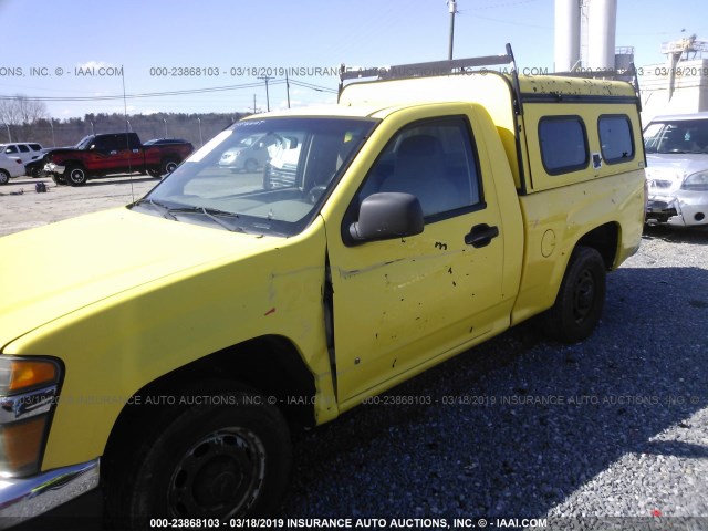 1GCCS149578235883 - 2007 CHEVROLET COLORADO YELLOW photo 6