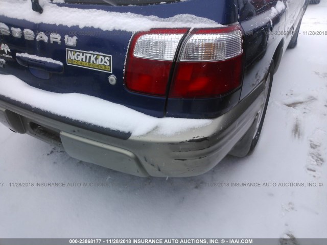 JF1SF65501H712239 - 2001 SUBARU FORESTER S BLUE photo 6