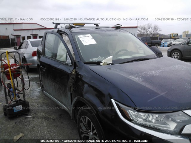 JA4AZ3A39GZ065756 - 2016 MITSUBISHI OUTLANDER SE/SEL Dark Blue photo 6