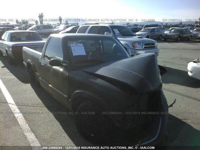 1GCCS144XR8161335 - 1994 CHEVROLET S TRUCK S10 BLACK photo 1