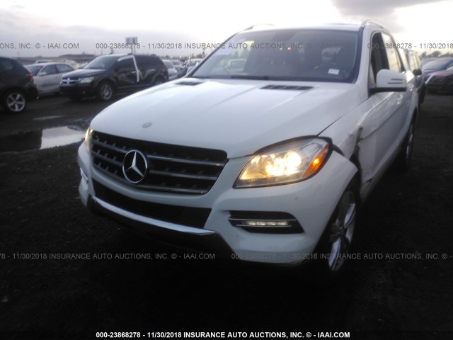 4JGDA5HB6DA180162 - 2013 MERCEDES-BENZ ML 350 4MATIC WHITE photo 6