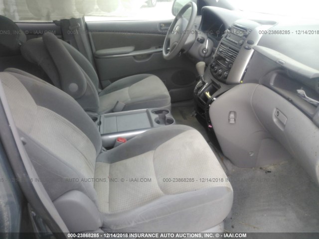 5TDKK4CC5AS319196 - 2010 TOYOTA SIENNA CE/LE GRAY photo 5