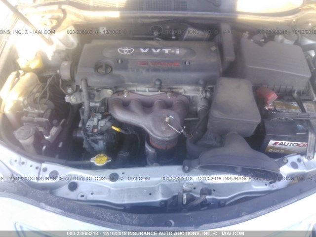 4T1BE46K69U796202 - 2009 TOYOTA CAMRY SE/LE/XLE 银色 照片 10