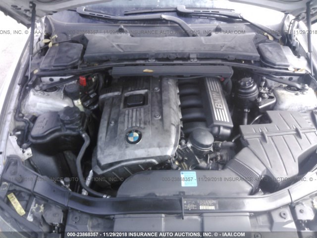 WBAVB17546NK32343 - 2006 BMW 325 I AUTOMATIC SILVER photo 10