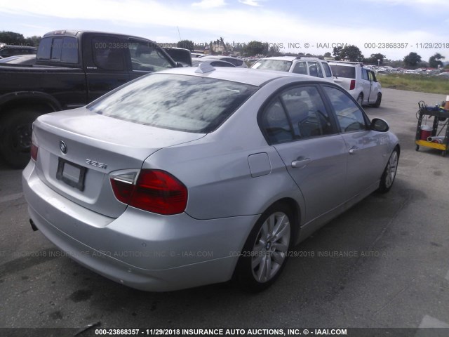 WBAVB17546NK32343 - 2006 BMW 325 I AUTOMATIC SILVER photo 4