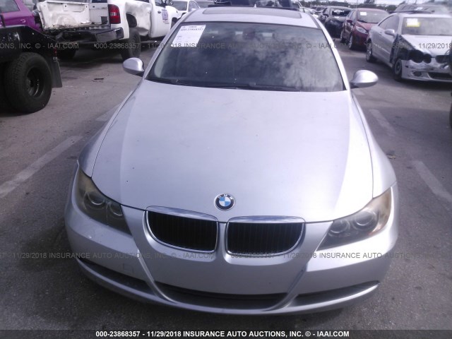 WBAVB17546NK32343 - 2006 BMW 325 I AUTOMATIC SILVER photo 6