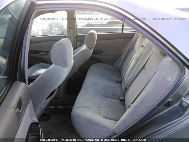 4T1BE32K34U935808 - 2004 TOYOTA CAMRY LE/XLE/SE GRAY photo 8