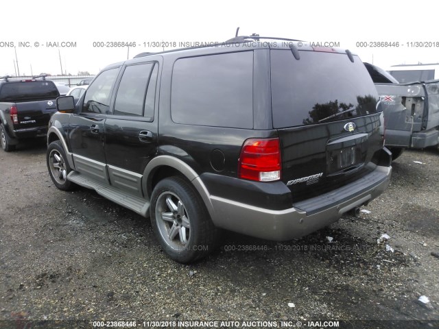 1FMFU17L33LC25418 - 2003 FORD EXPEDITION EDDIE BAUER BLACK photo 3