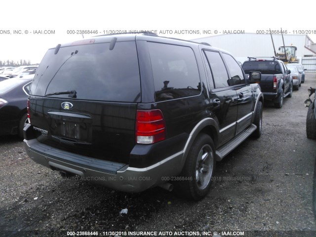 1FMFU17L33LC25418 - 2003 FORD EXPEDITION EDDIE BAUER BLACK photo 4