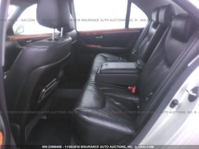 JTHBN30F620059328 - 2002 LEXUS LS 430 GRAY photo 8