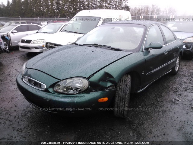 1MEFM53S5XG613112 - 1999 MERCURY SABLE LS GREEN photo 2