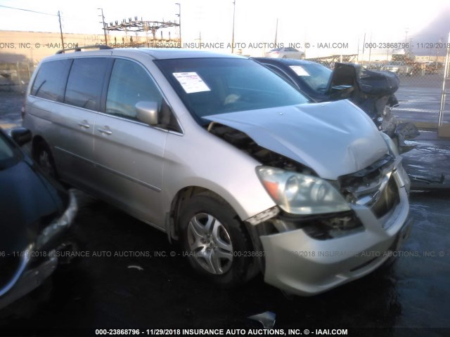 5FNRL38746B089938 - 2006 HONDA ODYSSEY EXL SILVER photo 1