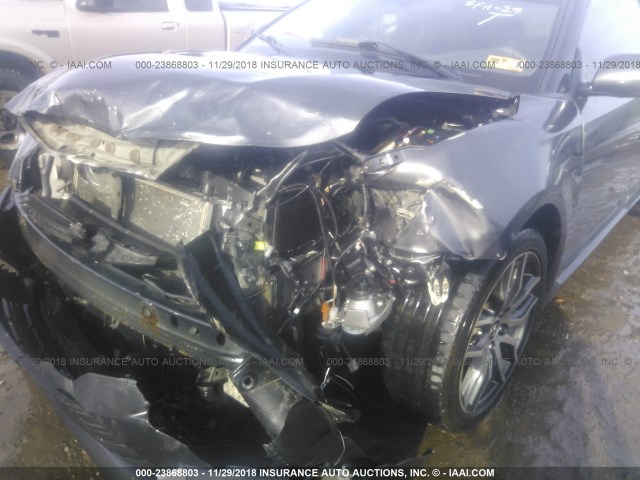 JTKJF5C70FJ009673 - 2015 TOYOTA SCION TC 灰色 照片 6