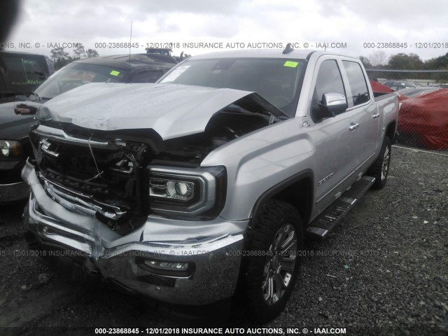 3GTU2NEC8HG139733 - 2017 GMC SIERRA K1500 SLT SILVER photo 2