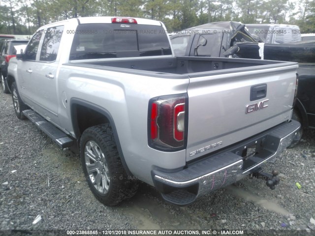 3GTU2NEC8HG139733 - 2017 GMC SIERRA K1500 SLT SILVER photo 3