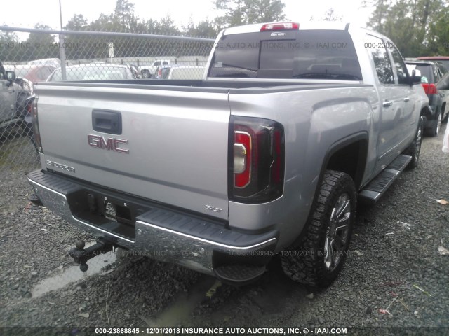 3GTU2NEC8HG139733 - 2017 GMC SIERRA K1500 SLT SILVER photo 4