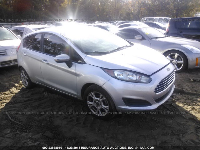 3FADP4EJ6FM130267 - 2015 FORD FIESTA SE SILVER photo 1