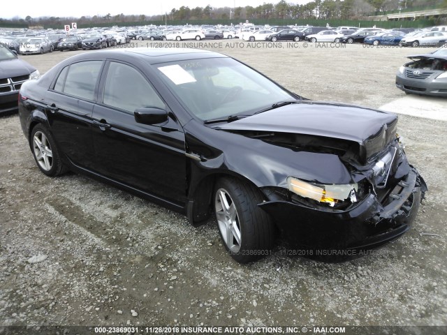 19UUA66225A051660 - 2005 ACURA TL BLACK photo 1