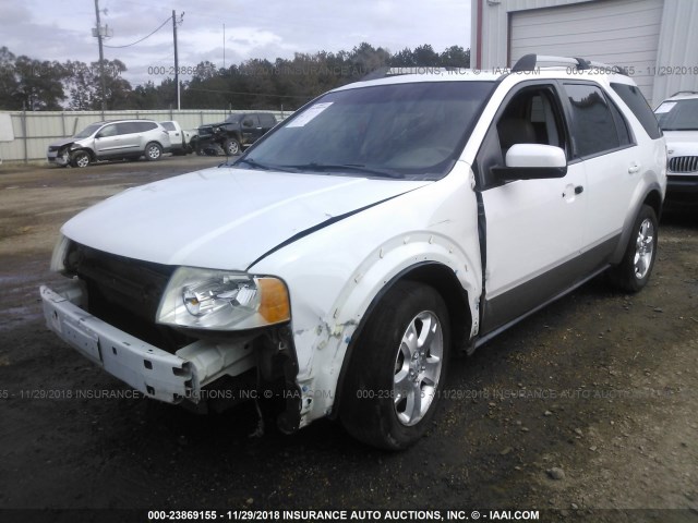 1FMZK02177GA12750 - 2007 FORD FREESTYLE SEL WHITE photo 2