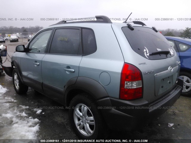 KM8JN72D87U522730 - 2007 HYUNDAI TUCSON SE/LIMITED TEAL photo 3