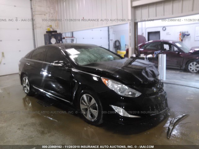 KMHEC4A47BA014024 - 2011 HYUNDAI SONATA HYBRID BLACK photo 1