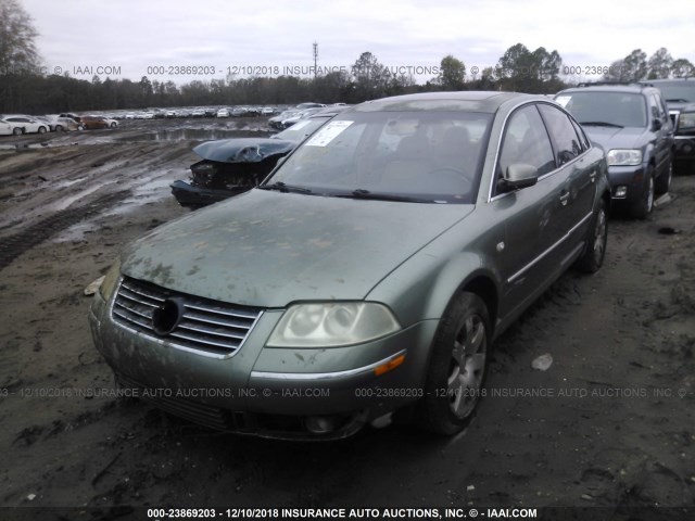 WVWRH63BX2P292752 - 2002 VOLKSWAGEN PASSAT GLX 青色 照片 6