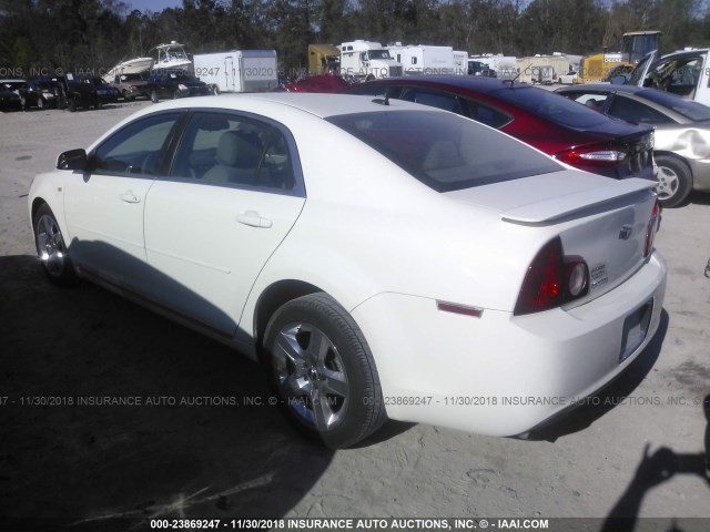 1G1ZH57B484294911 - 2008 CHEVROLET MALIBU 1LT 白色 照片 3